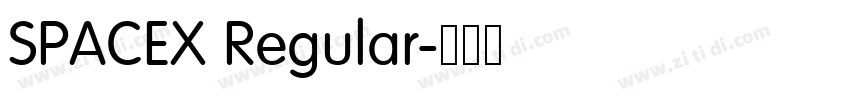SPACEX Regular字体转换 SPACEX Regular字体转换